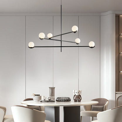 Moderne Pendelleuchte Mit Mehreren Kugeln