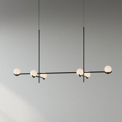 Moderne Pendelleuchte Mit Mehreren Kugeln