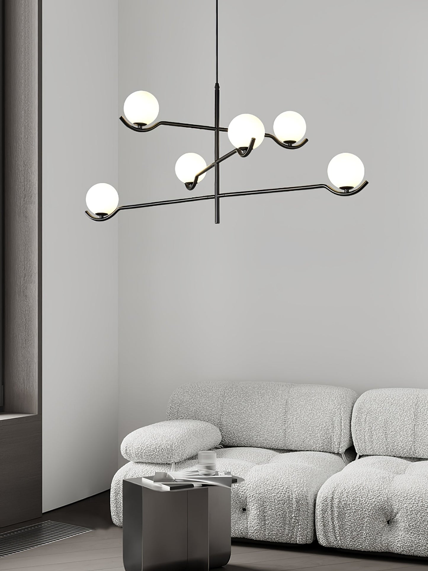 Moderne Pendelleuchte Mit Mehreren Kugeln