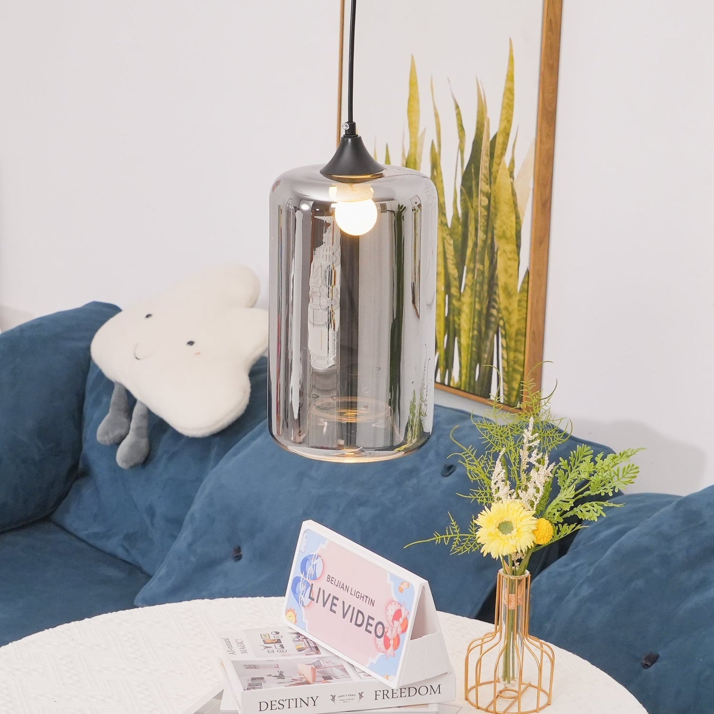 Industrielle Vintage-Flaschen-Pendelleuchten