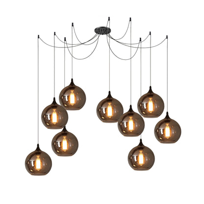 Industrielle Vintage-Flaschen-Pendelleuchten