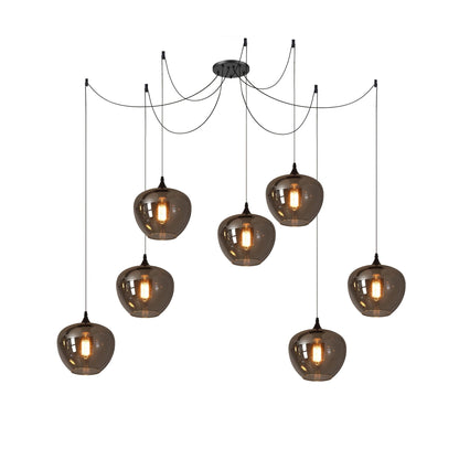 Industrielle Vintage-Flaschen-Pendelleuchten