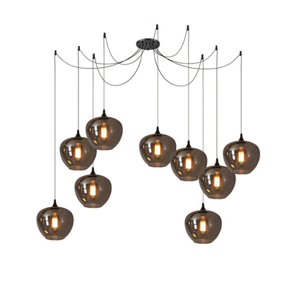 Industrielle Vintage-Flaschen-Pendelleuchten