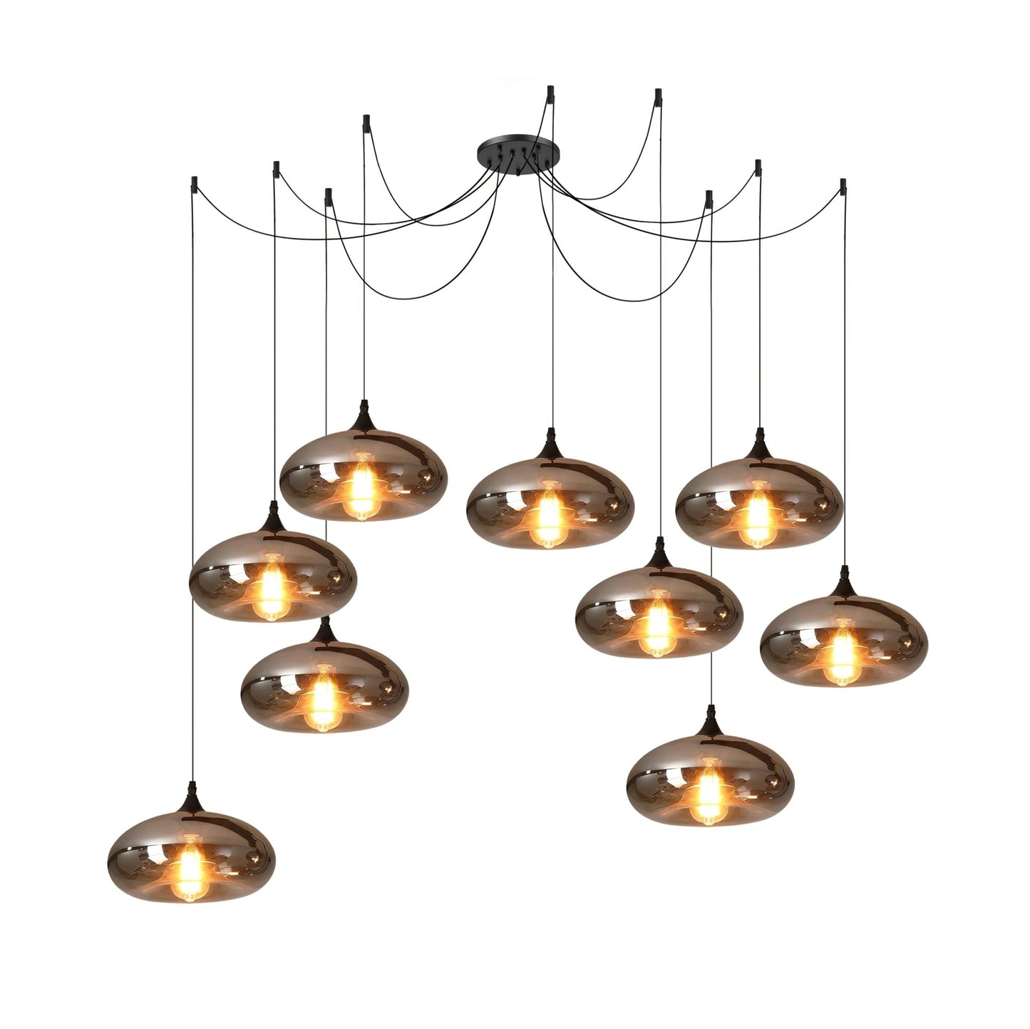Industrielle Vintage-Flaschen-Pendelleuchten