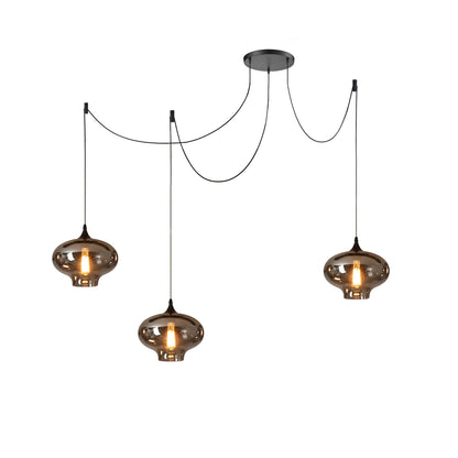 Industrielle Vintage-Flaschen-Pendelleuchten