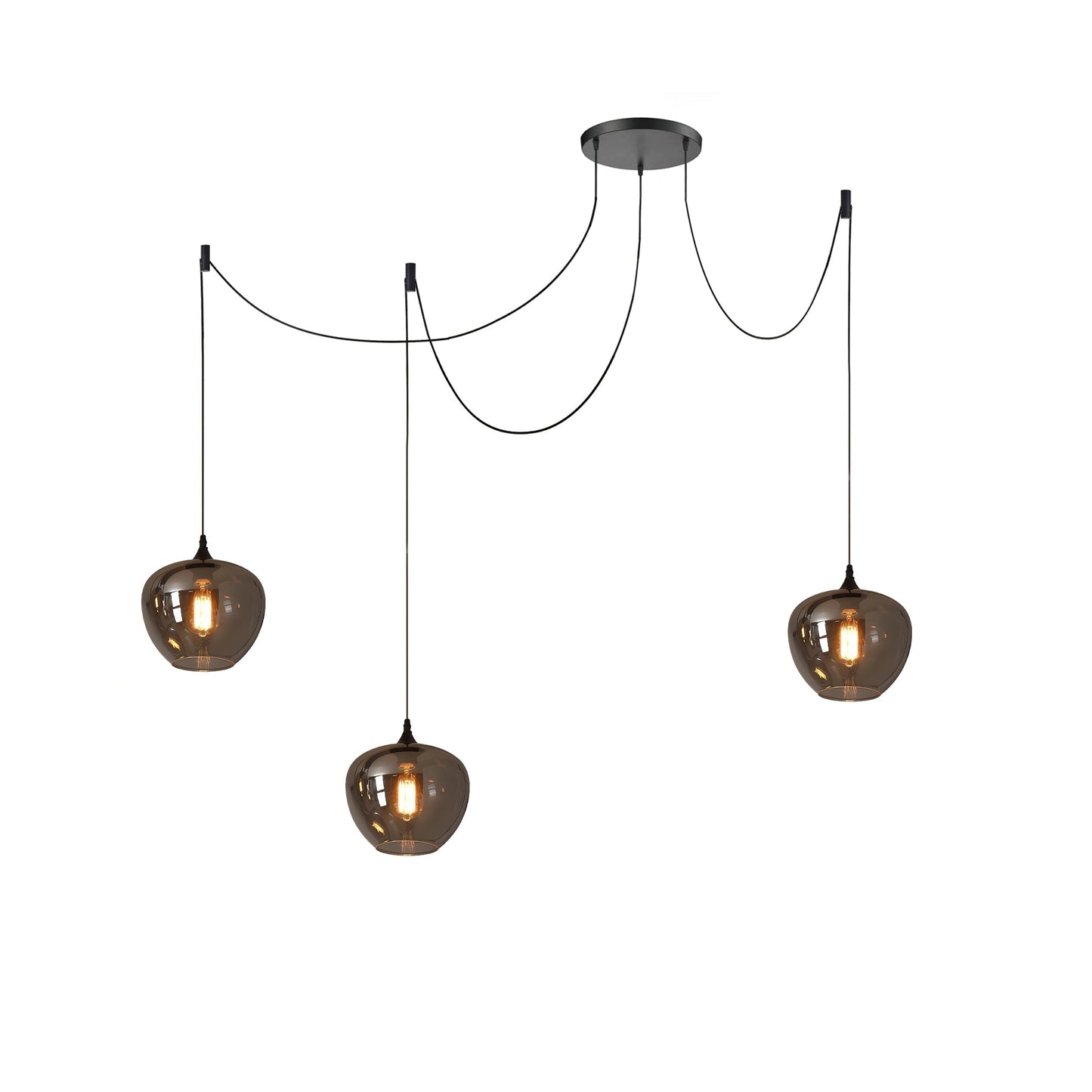 Industrielle Vintage-Flaschen-Pendelleuchten
