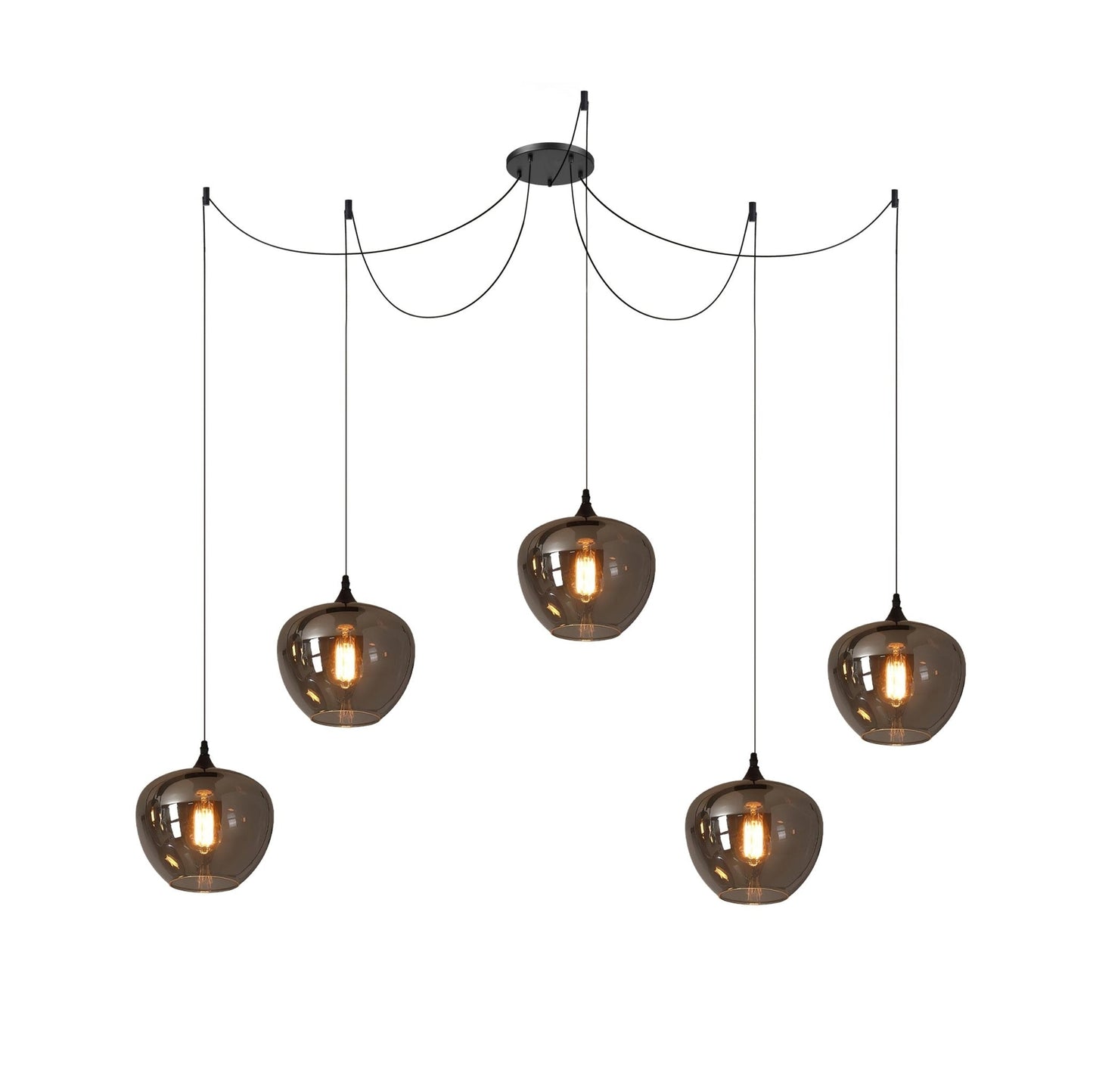 Industrielle Vintage-Flaschen-Pendelleuchten