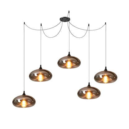 Industrielle Vintage-Flaschen-Pendelleuchten