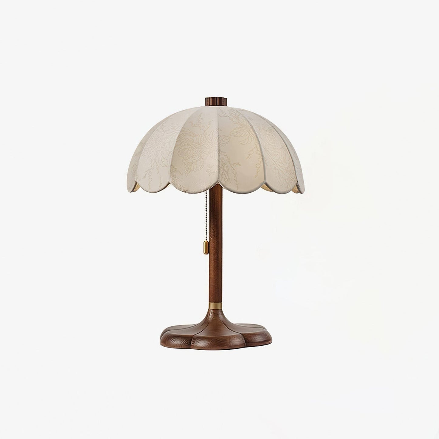Tischlampe Im Vintage Blumenmuster