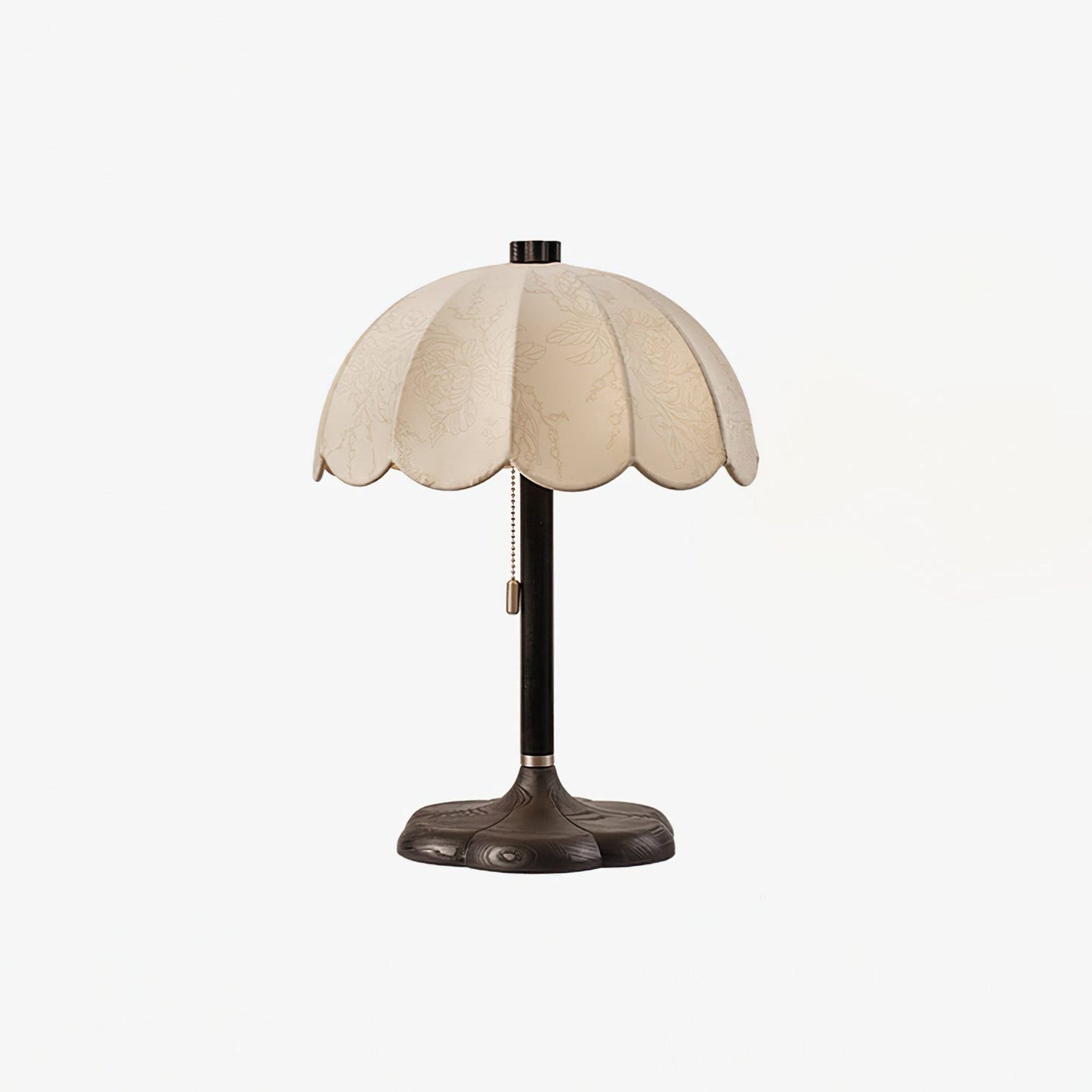 Tischlampe Im Vintage Blumenmuster