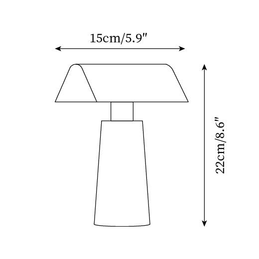 Moderne Skulpturale Tischlampe