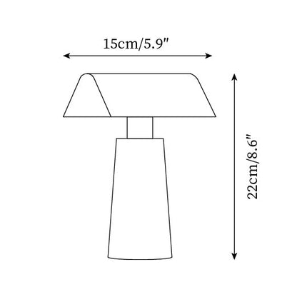 Moderne Skulpturale Tischlampe