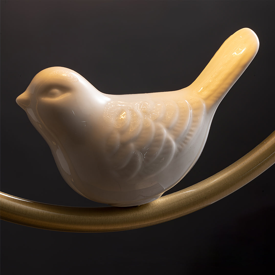 Skulptierte Vogelinspirierte Deckenleuchte
