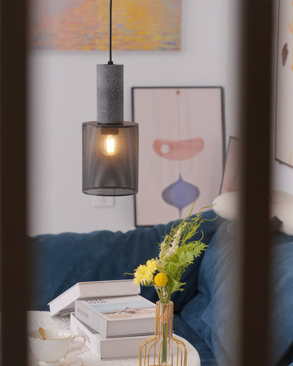 Minimalistische Pendelleuchte im Industriestil