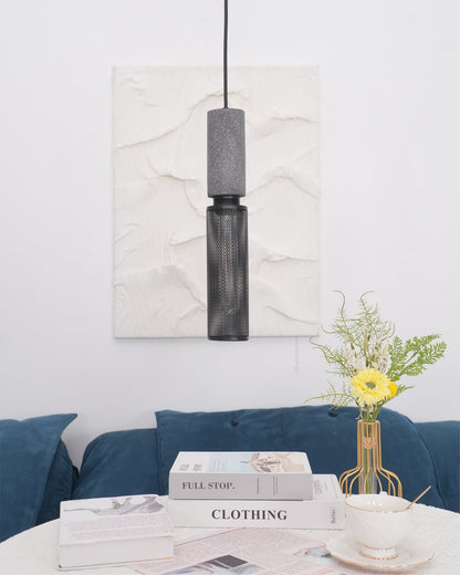 Minimalistische Pendelleuchte im Industriestil