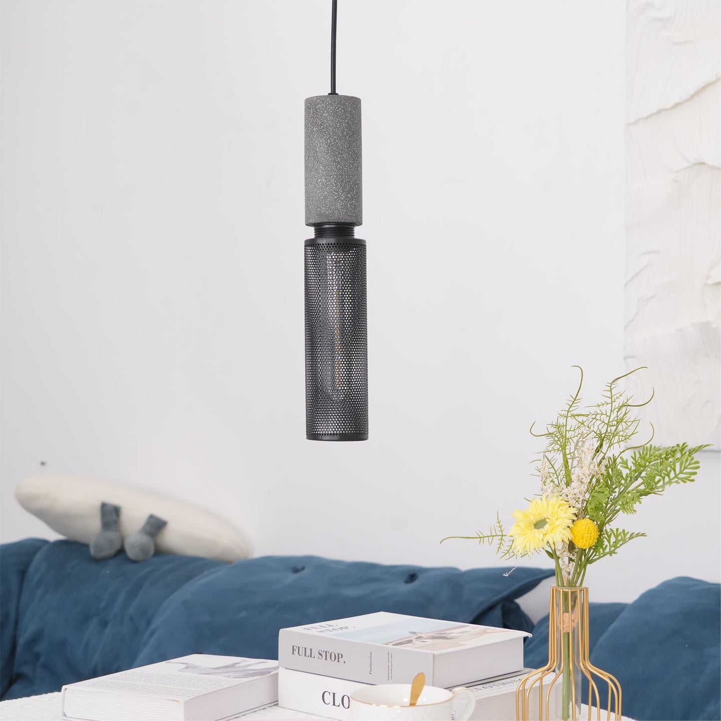 Minimalistische Pendelleuchte im Industriestil