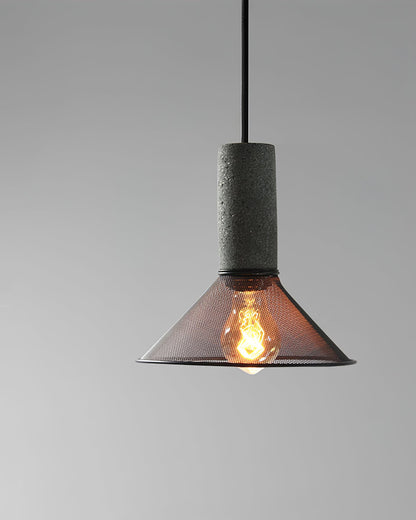 Minimalistische Pendelleuchte im Industriestil