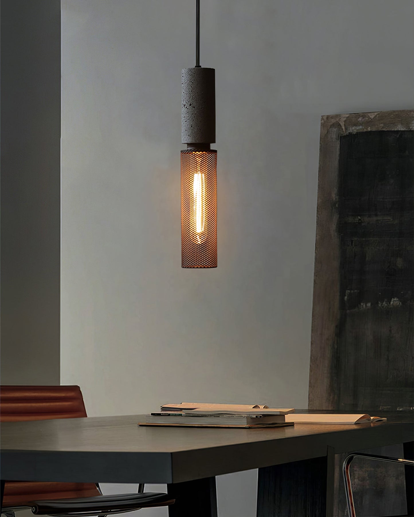 Minimalistische Pendelleuchte im Industriestil
