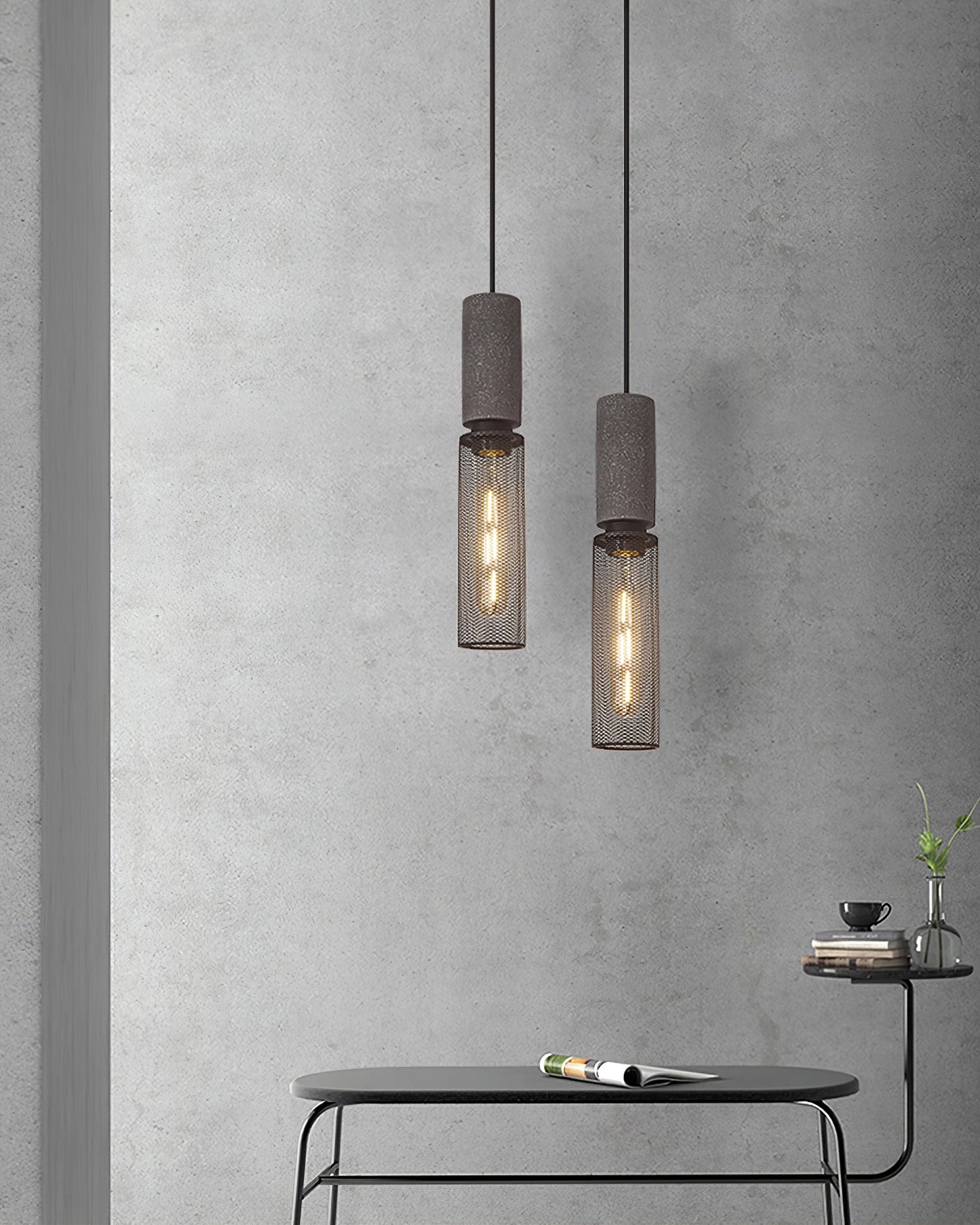 Minimalistische Pendelleuchte im Industriestil