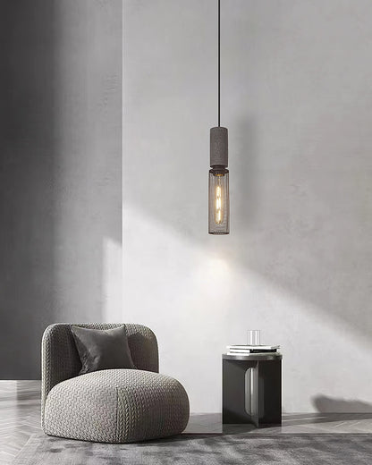 Minimalistische Pendelleuchte im Industriestil