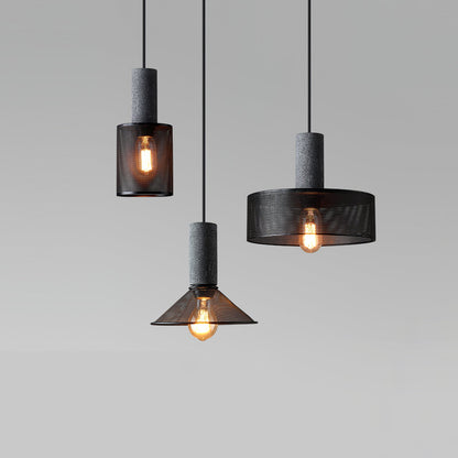 Minimalistische Pendelleuchte im Industriestil