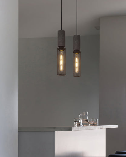 Minimalistische Pendelleuchte im Industriestil
