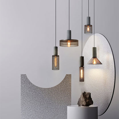 Minimalistische Pendelleuchte im Industriestil