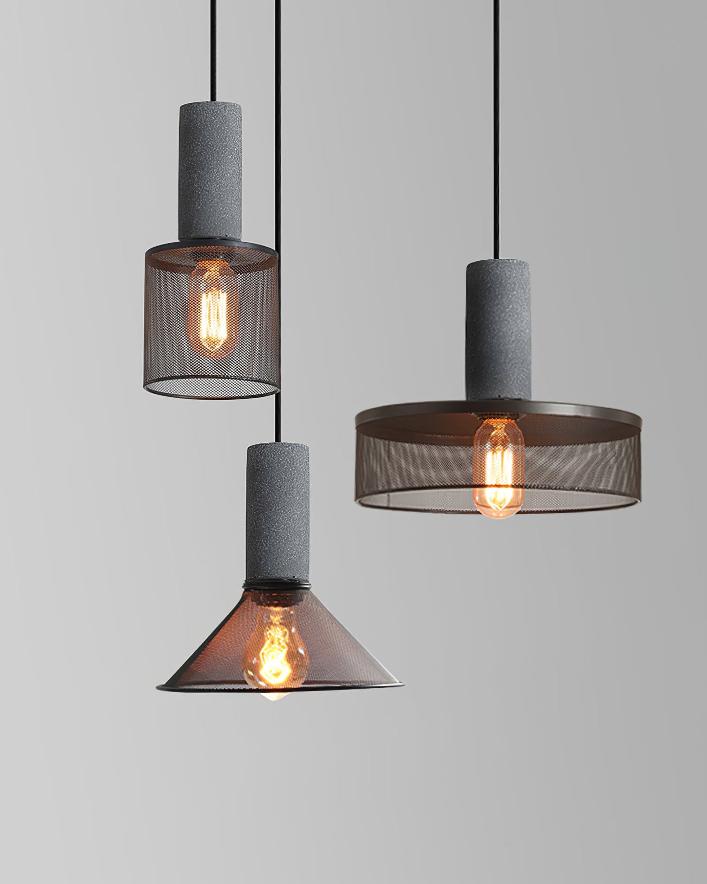 Minimalistische Pendelleuchte im Industriestil