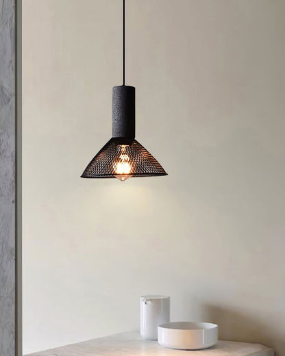 Minimalistische Pendelleuchte im Industriestil