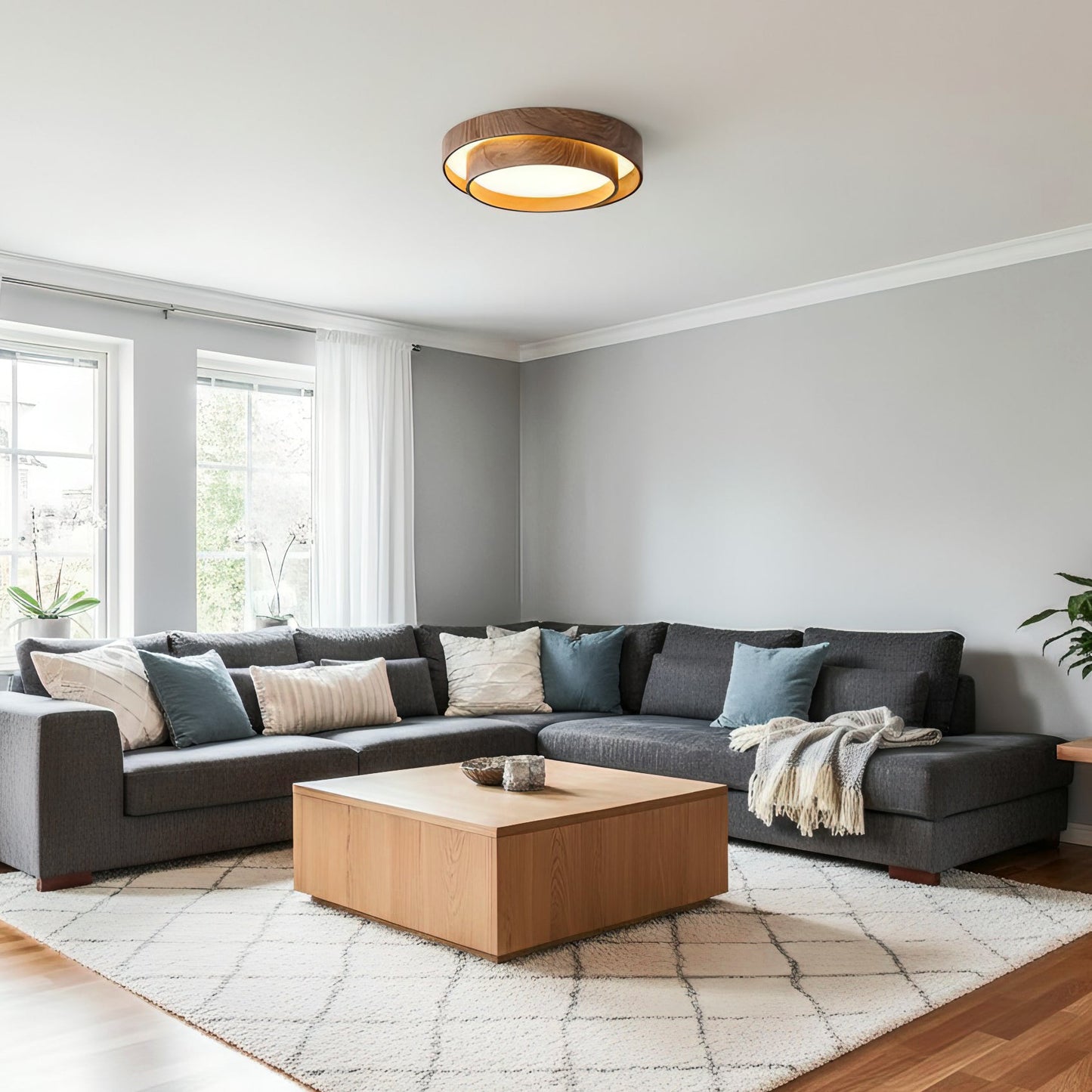 Minimalistische Stilvolle LED Deckenleuchte