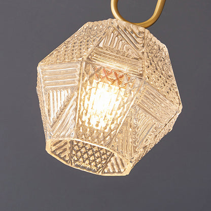 Deckenleuchte in Diamantform