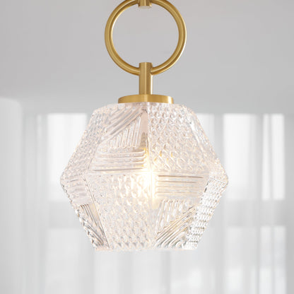 Deckenleuchte in Diamantform