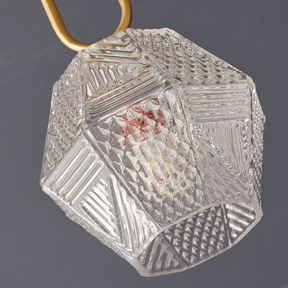 Deckenleuchte in Diamantform