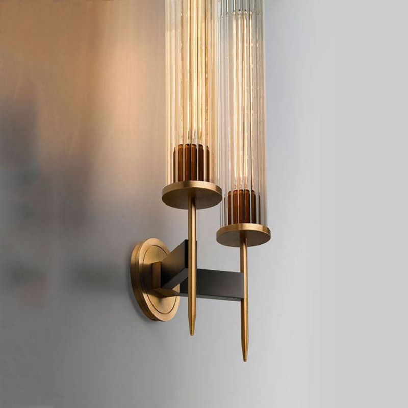 Moderne Wandleuchte Mit Zwei Schirmen