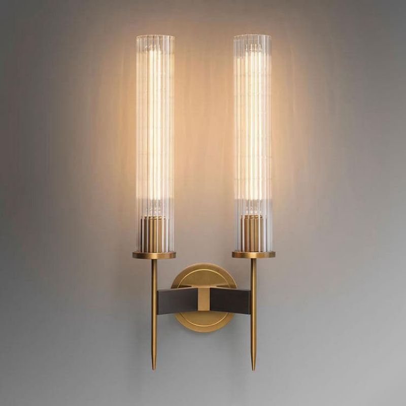 Moderne Wandleuchte Mit Zwei Schirmen