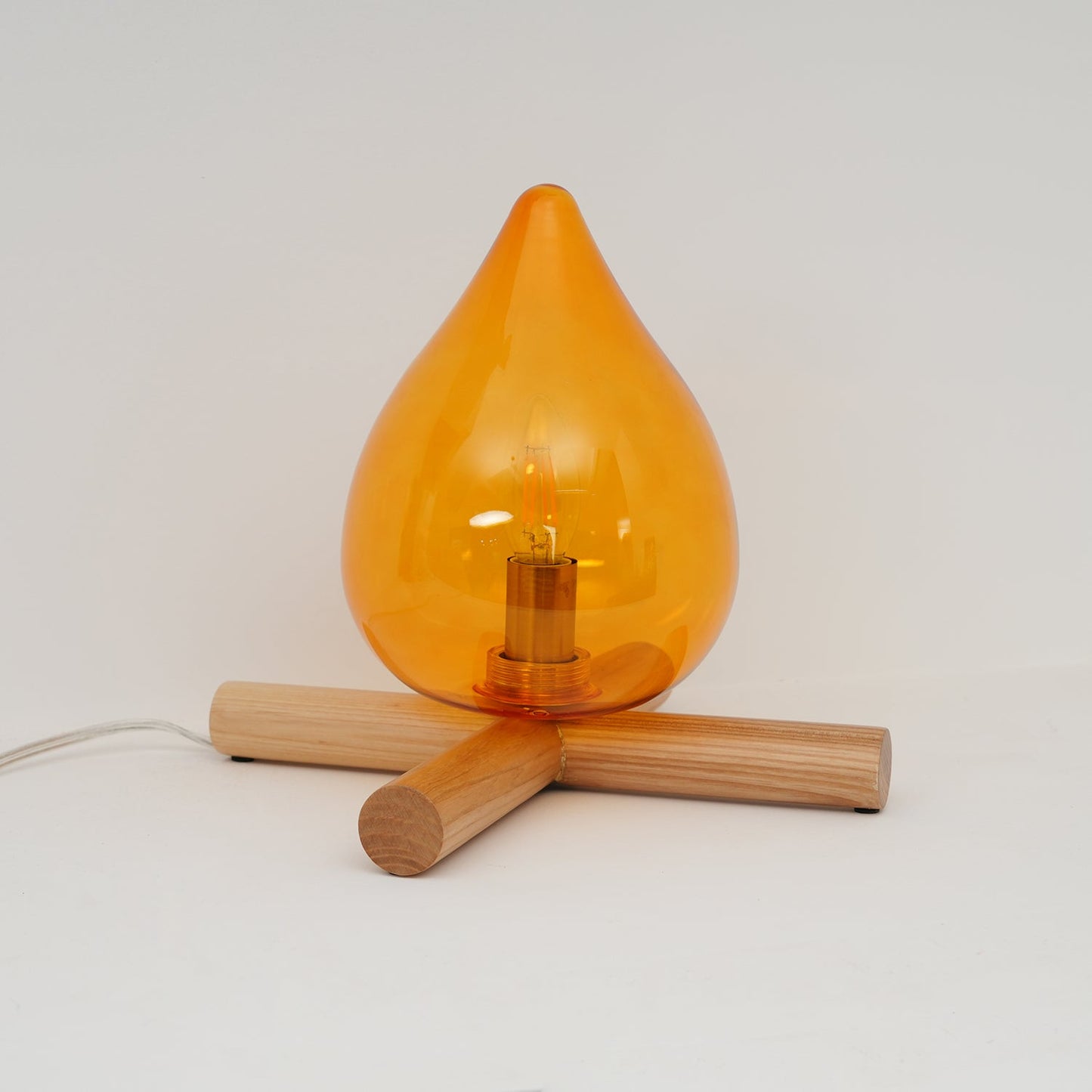 Tischlampe Im Retro Flammen Stil