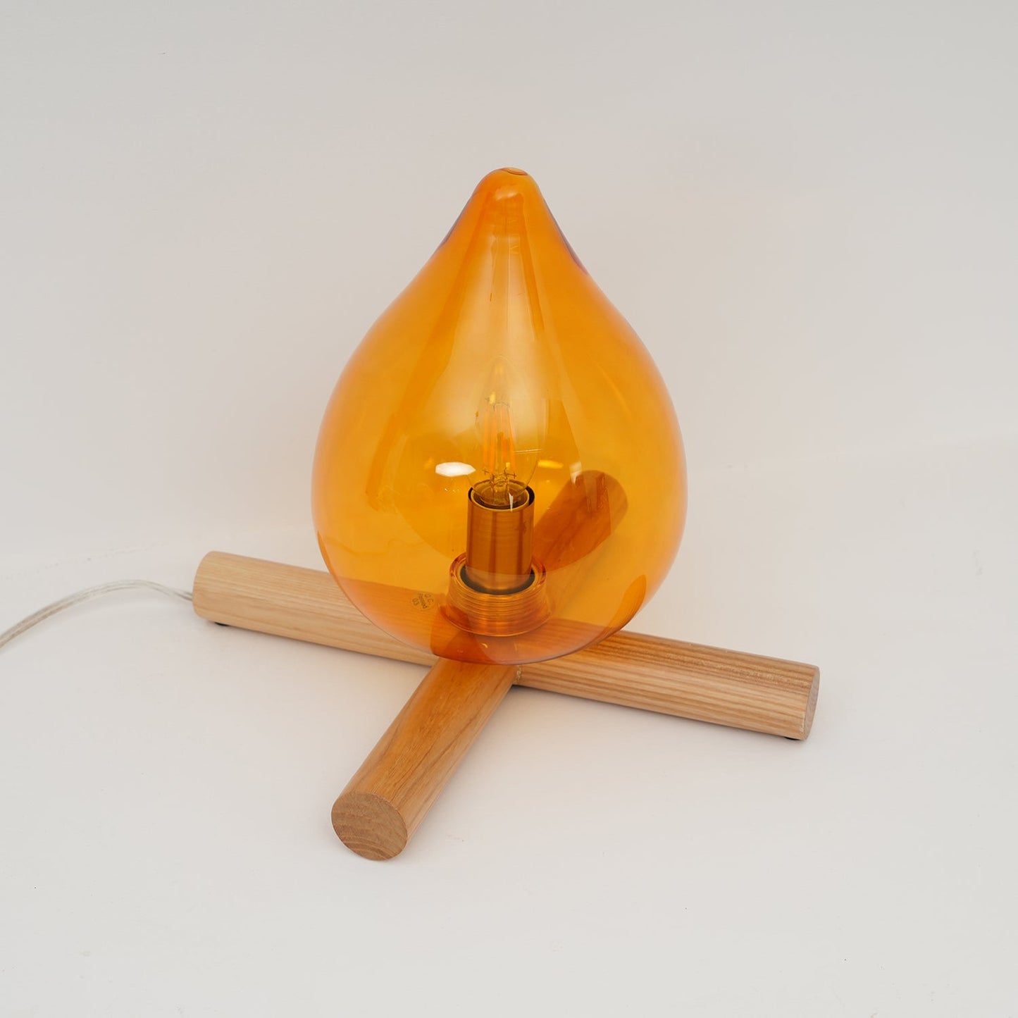 Tischlampe Im Retro Flammen Stil