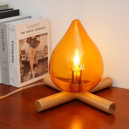 Tischlampe Im Retro Flammen Stil