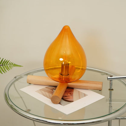 Tischlampe Im Retro Flammen Stil