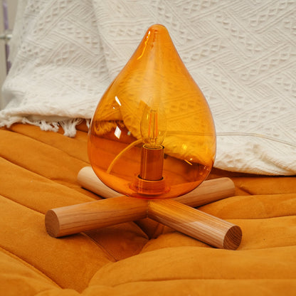 Tischlampe Im Retro Flammen Stil