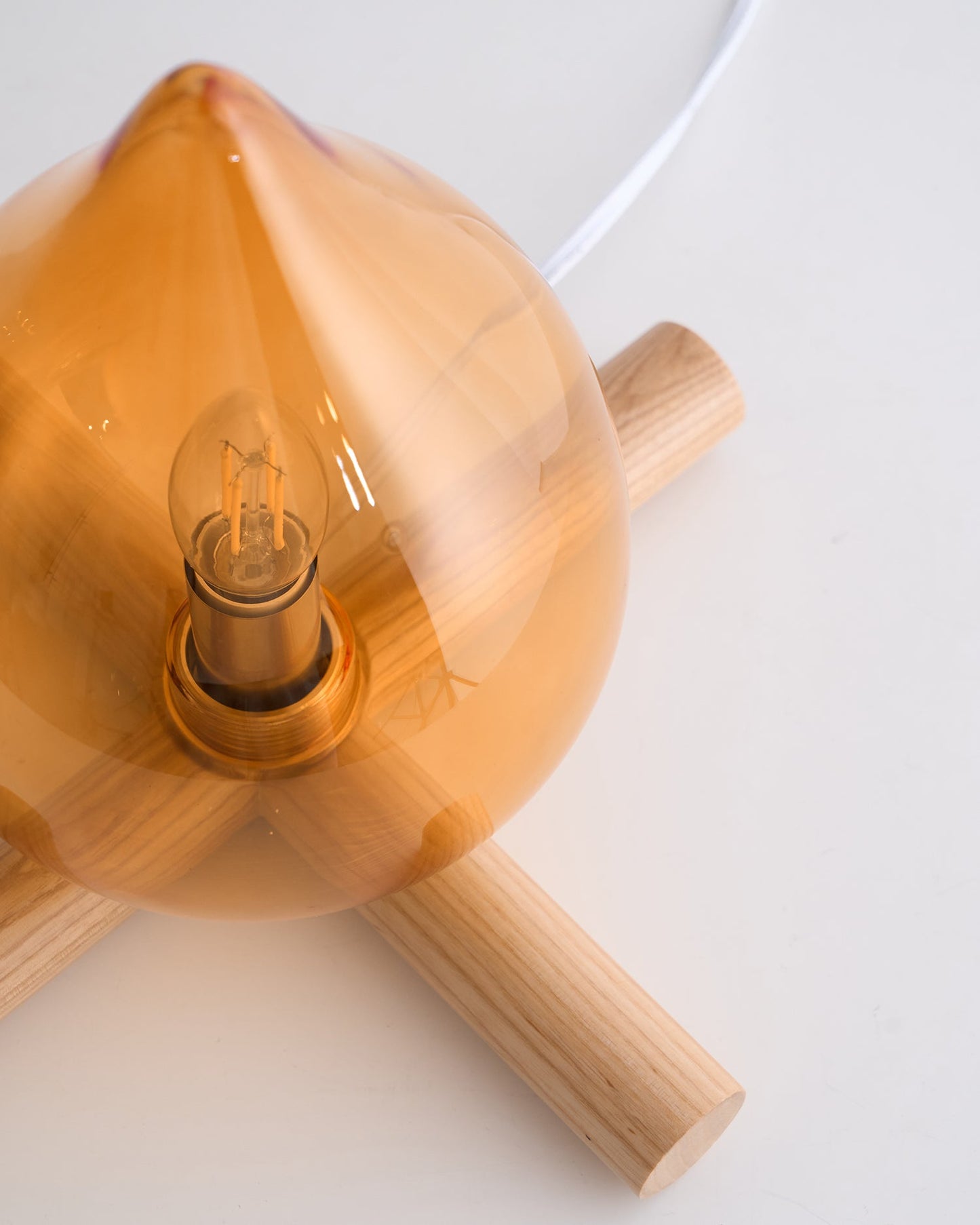 Tischlampe Im Retro Flammen Stil
