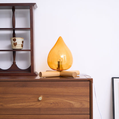 Tischlampe Im Retro Flammen Stil