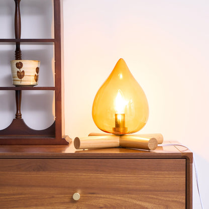 Tischlampe Im Retro Flammen Stil