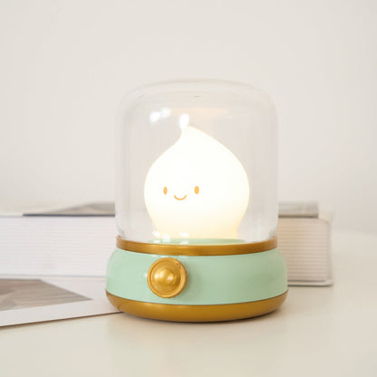 Mini LED Nachttischlaterne Mit Flammeneffekt