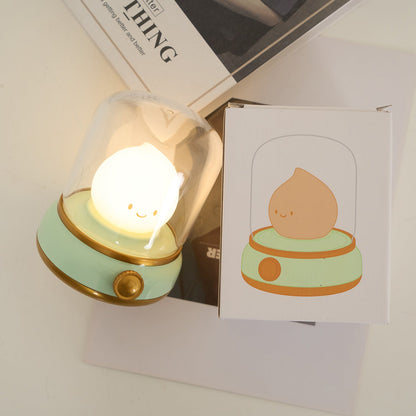 Mini LED Nachttischlaterne Mit Flammeneffekt