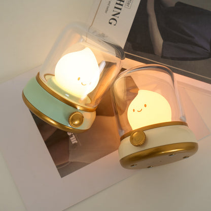 Mini LED Nachttischlaterne Mit Flammeneffekt