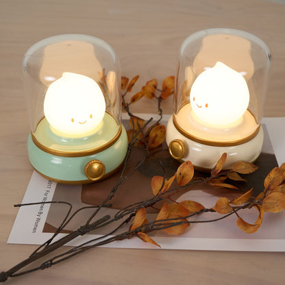 Mini LED Nachttischlaterne Mit Flammeneffekt