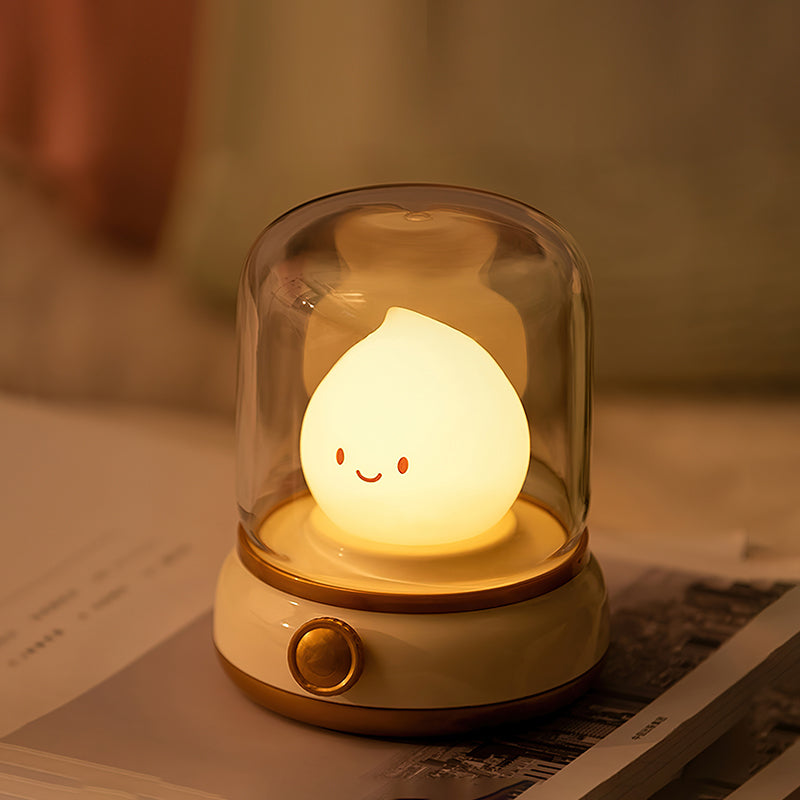 Mini LED Nachttischlaterne Mit Flammeneffekt