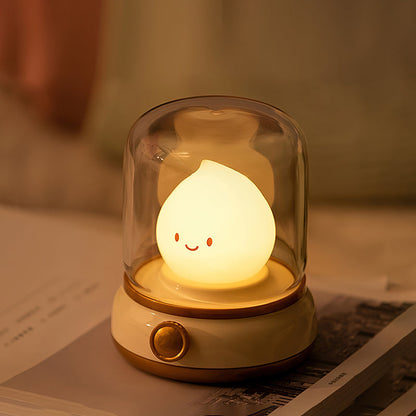 Mini LED Nachttischlaterne Mit Flammeneffekt