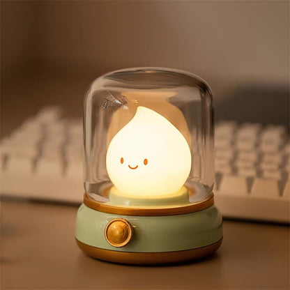Mini LED Nachttischlaterne Mit Flammeneffekt